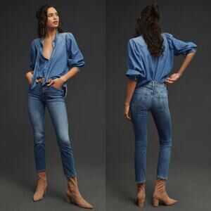 MOTHER | The Mid Rise Dazzler Ankle Healing Jar Jeans 25